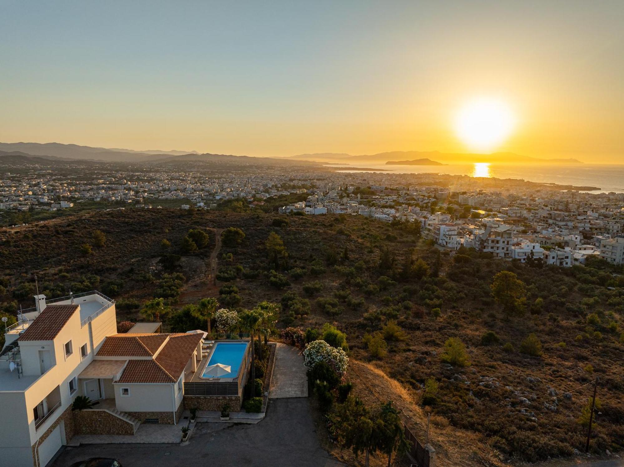 Karmilos Hill Villa Ханя Екстериор снимка
