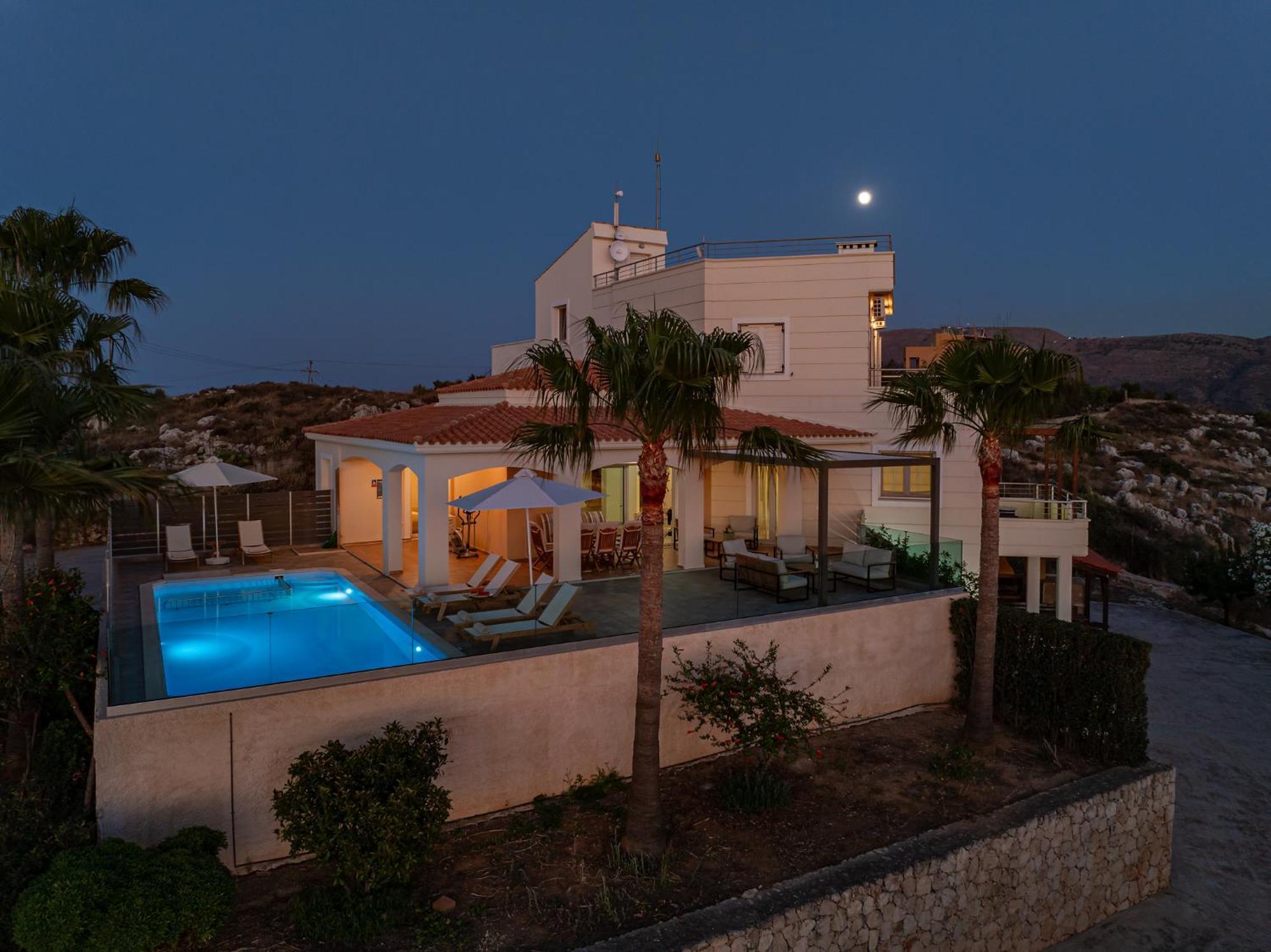 Karmilos Hill Villa Ханя Екстериор снимка