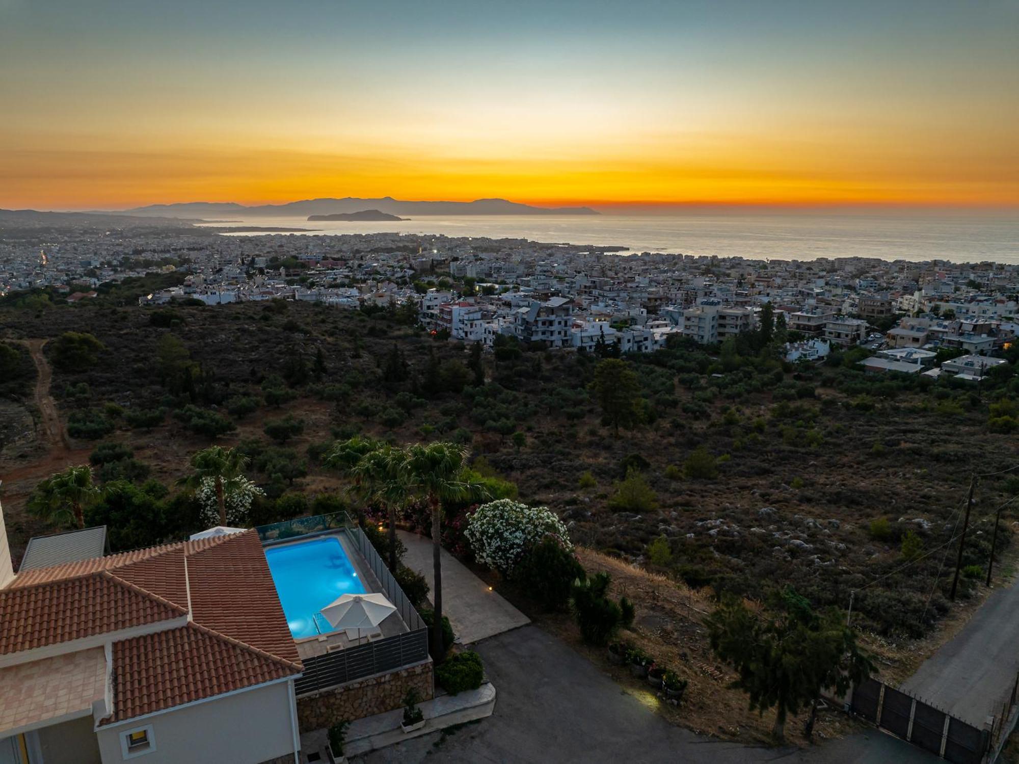 Karmilos Hill Villa Ханя Екстериор снимка